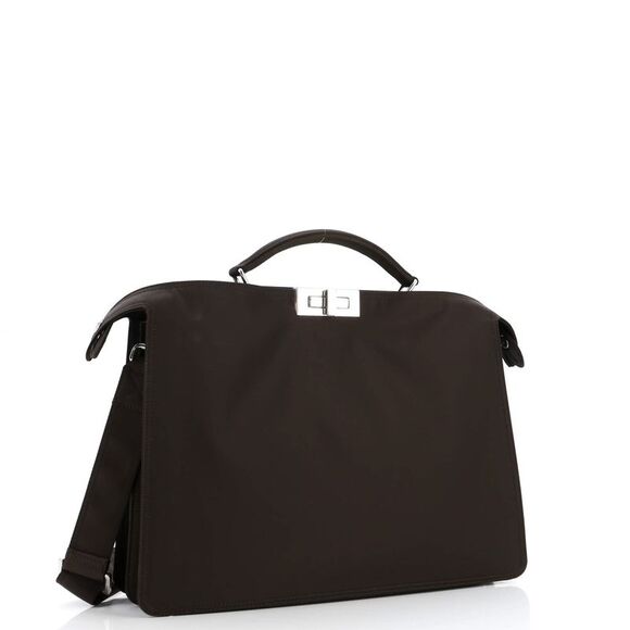 Fendi Peekaboo ISeeU Bag Nylon Medium Green - Picture 2 of 7